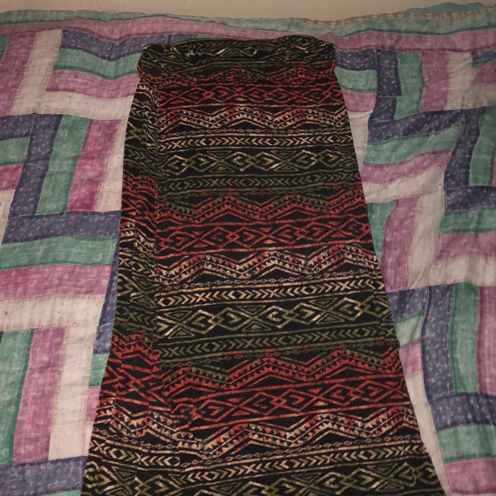 Long tribal skirt